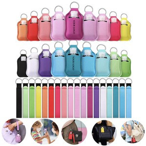 Neoprene Keychain and Hand Sanitizer Holders