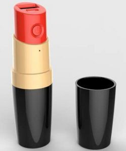 2600mAh Lipstick External Battery Power Bank