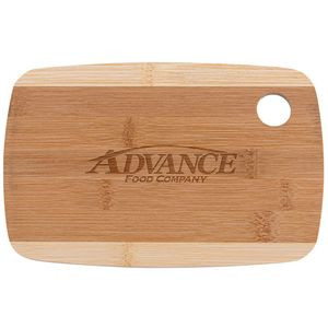 The Camden 9-Inch Two-Tone Bamboo Cutting Board