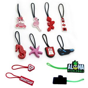 Custom PVC Zipper Pull With Cord