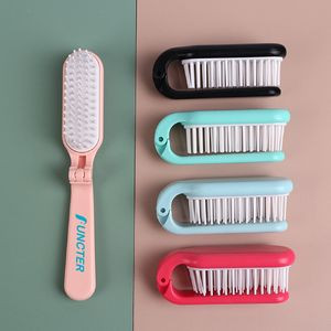 Travel Folding Hair Brush Mini Foldable Hair Comb Compact Pocket Hair Comb