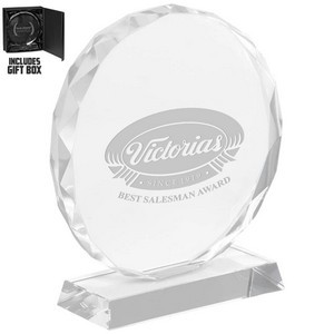 7" Prismatic Frosted Base Diamond Award