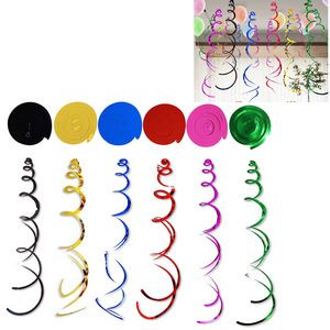 6Pcs Hanging Swirl Decoration