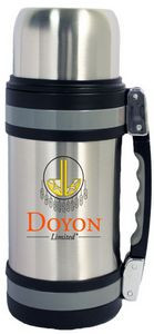 50 Oz. Vacuum Insulated Wide Mouth Bottle w/ Shoulder Strap