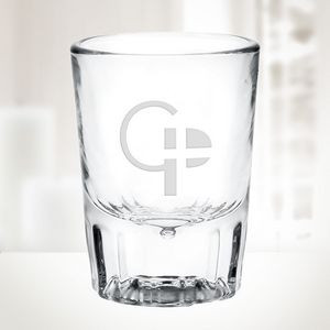 2 Oz Fluted Whiskey Shot Glass