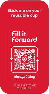 Fill it Forward - Cup Sticker