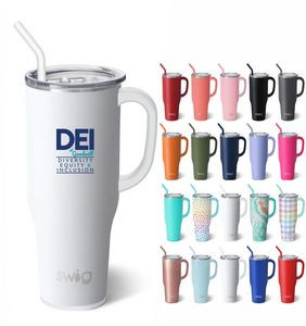Swig Life Stainless Steel Mega Mug 40oz with flexi-straw