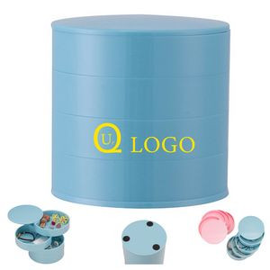 3.94 X 3.94 X 3.94 Inch 4-Tier Rotation Clip Organizers