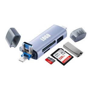 6 in 1 OTG USB 3.0 Memory Card Reader