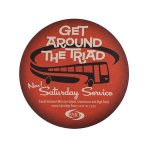4" Round 60pt Full Color Pulp Board Paper Coaster