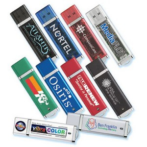 Rectangle Plastic USB 3.0 Drive w / Silver Trim