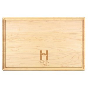 11" x 17" x 1" Maple Cutting Board with Juice Groove