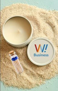 Soy Wax Candle 8 oz and Matchstick Gift Set