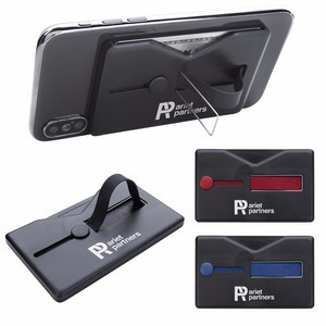 Comfort Grip RFID Phone Wallet with Stand