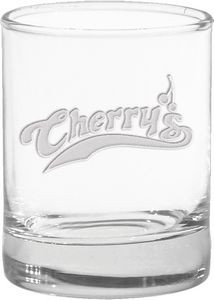 3 Oz. Votive Shot Glass - Deep Etched