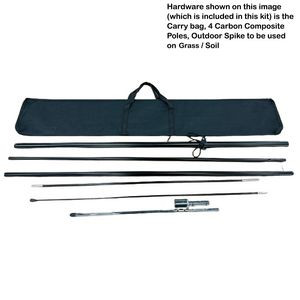 15' Large Flag Kit, Hardware included for Outdoor Use