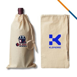 Veronica Cotton Drawstring Wine Bags