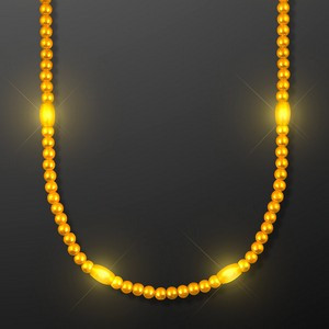 Groovy Golden Yellow LED Party Beads - BLANK