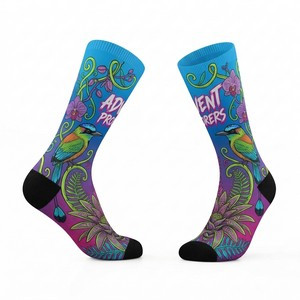 360 Seamless DTG Full Color Business Dress Socks