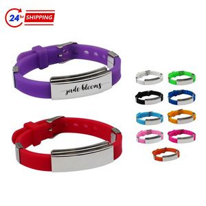 Stainless Steel Rubber Bracelet