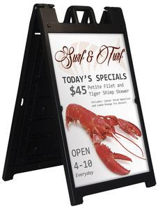 Deluxe A Frame Signs 24" x 36" Printed