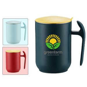 19 Oz. Coffee Travel Mug W/ Lid & Handle