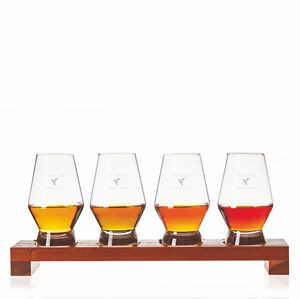 Raye Crystal Spirits Tasting Glass Flight by Viski®