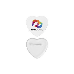 2" Heart Button
