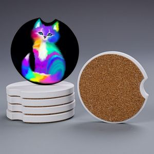 Anti-Slip Absorbent Stone Car Coaster