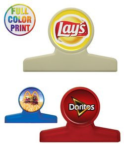 Round Shaped Bag Clip Round Shaped Bag Clip - Full Color Print