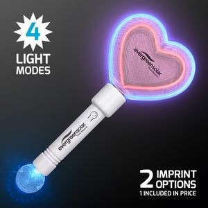 Flashing Rave Party Heart Wand - Domestic Print