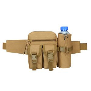 Tactical Waist Bag Military Fanny Pack with Bottle Holder