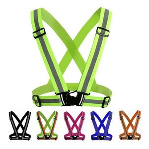 Adjustable Hi-Vis Reflective Running Safety Belt