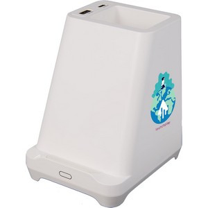 Desk Mate Organizer with Bluetooth Speaker and Charging Hub