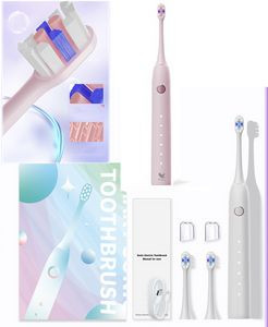 Adult USB Charging Waterproof Smart Portable Electric Toothbrush
