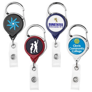 Carabiner Retractable Badge Reel
