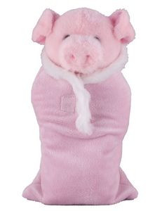 Soft Plush Pig in Baby Sleep Bag Stuffed Animal