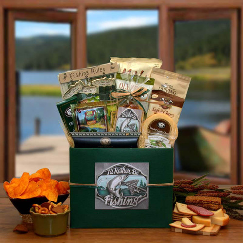 I'd rather Be Fishing Gift Box | Gift Baskets For Men