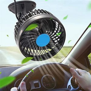 Compact Mini Electric Car Fan with Suction Mount