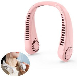 Digital Display Silent Neck Charging Fan