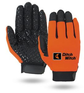 Super Grip Mechanics Gloves (Safety Orange)