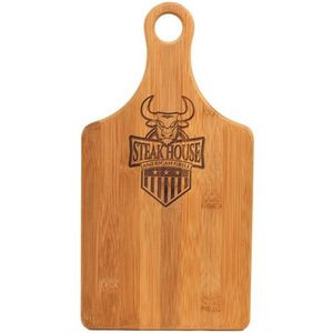 Bamboo Paddle Shape Cutting Board - 13.5" X 7"