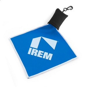6x6'' Custom Microfiber Cleaning Cloth With Bag