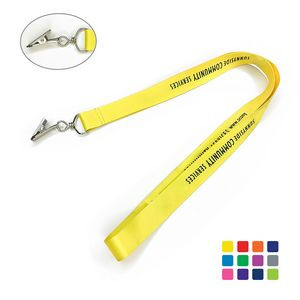 Custom Lanyard w/Metal Duckbill Clasp