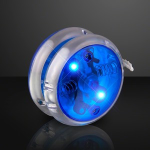 Flashing Blue Yo Yo Light Up Toy - BLANK