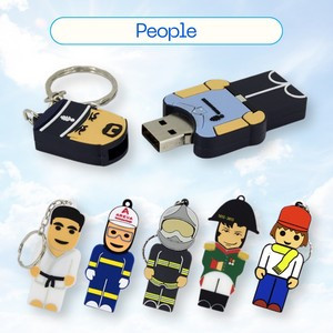 Custom People-Shaped USB Drives