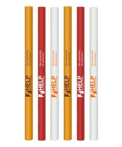 Union Printed - Round Wooded Imported Value Jumbo #2 Graphite Pencil No Eraser - 1-Color Print