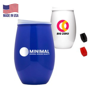 16 oz. USA Made Stemless Tumbler Glasses W/ Custom Logo