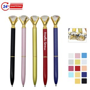 Large Diamond Twist Metal Ballpoint Pen
