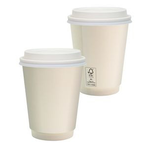 12 oz Full Color Paper Cup With Lid